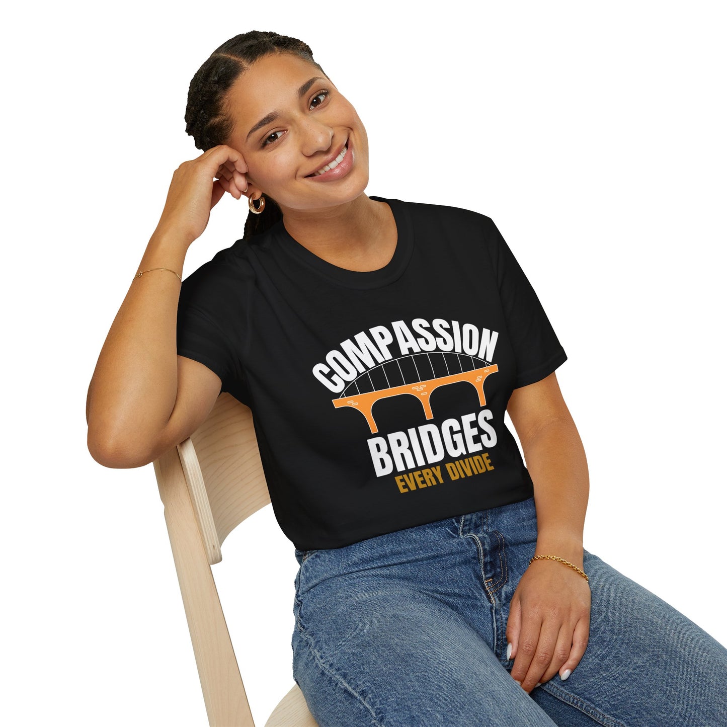 Compassion Bridges Every Divide - Unity Graphic Tee