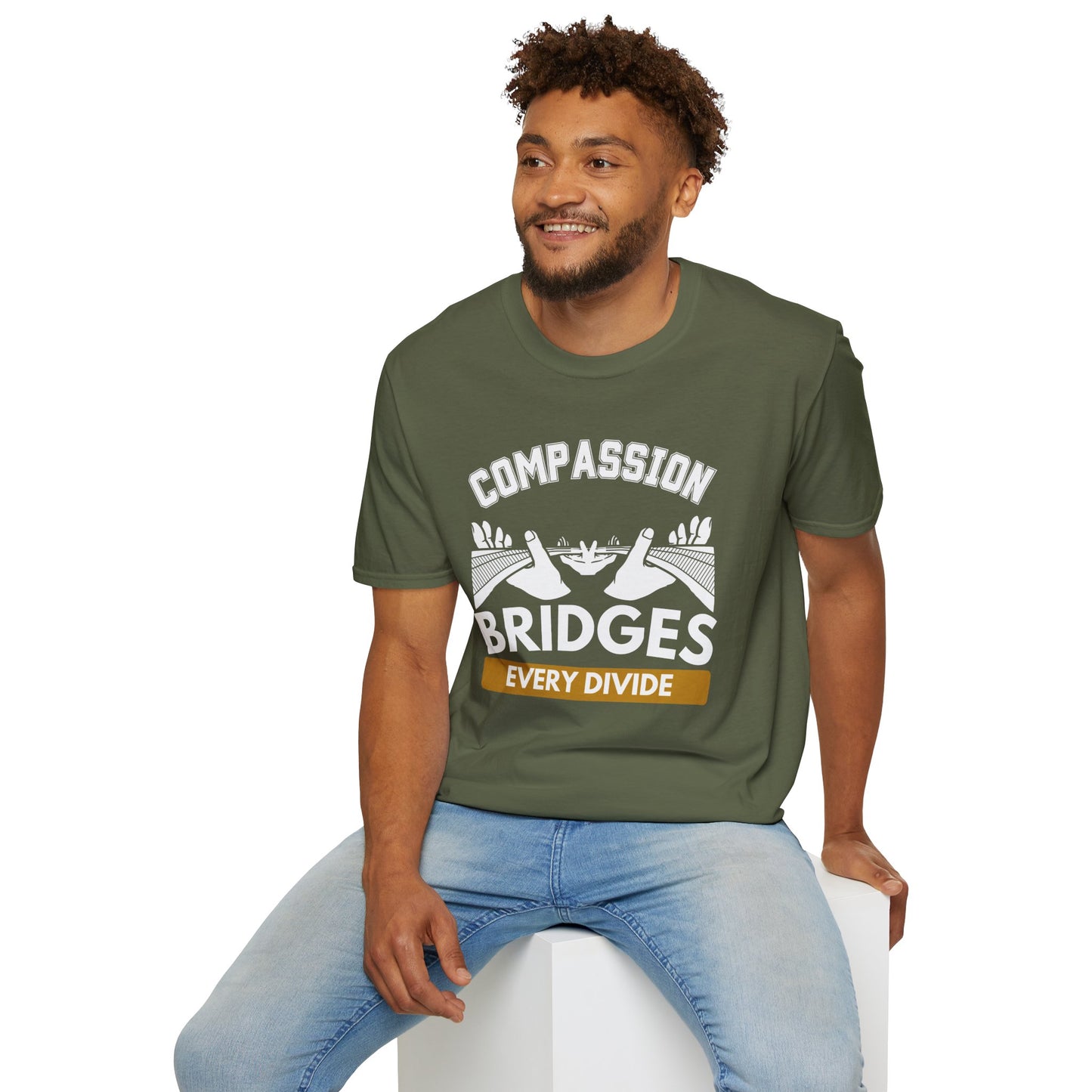 Compassion Bridges Every Divide (H) - Unity Graphic Tee