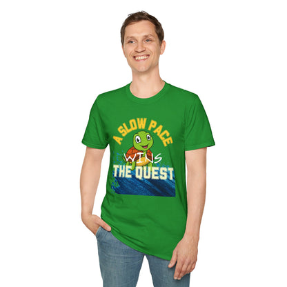 A Slow Pace Wins The Quest – Joyful Journey Tee