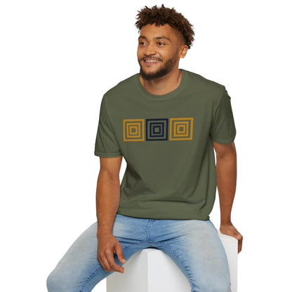 Minimalist Aesthetics Colorful Blocks Graphic (B) Tee