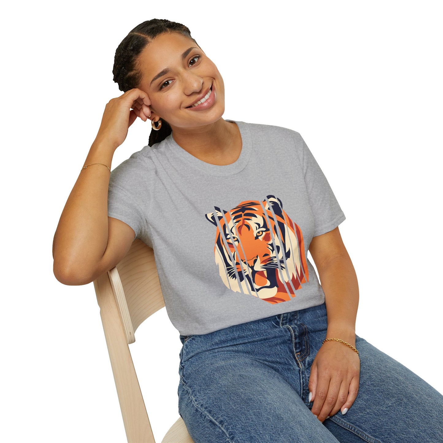 The Tiger Whisper (Serrated Head) - Fearless Strength Tee
