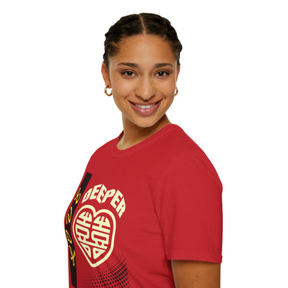 Love Deeper - Heartfelt Connection Unisex Tee