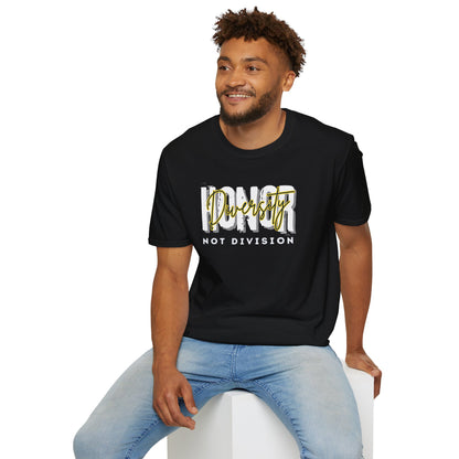 Honor Diversity, Not Division - Unisex Unity Tee (2)