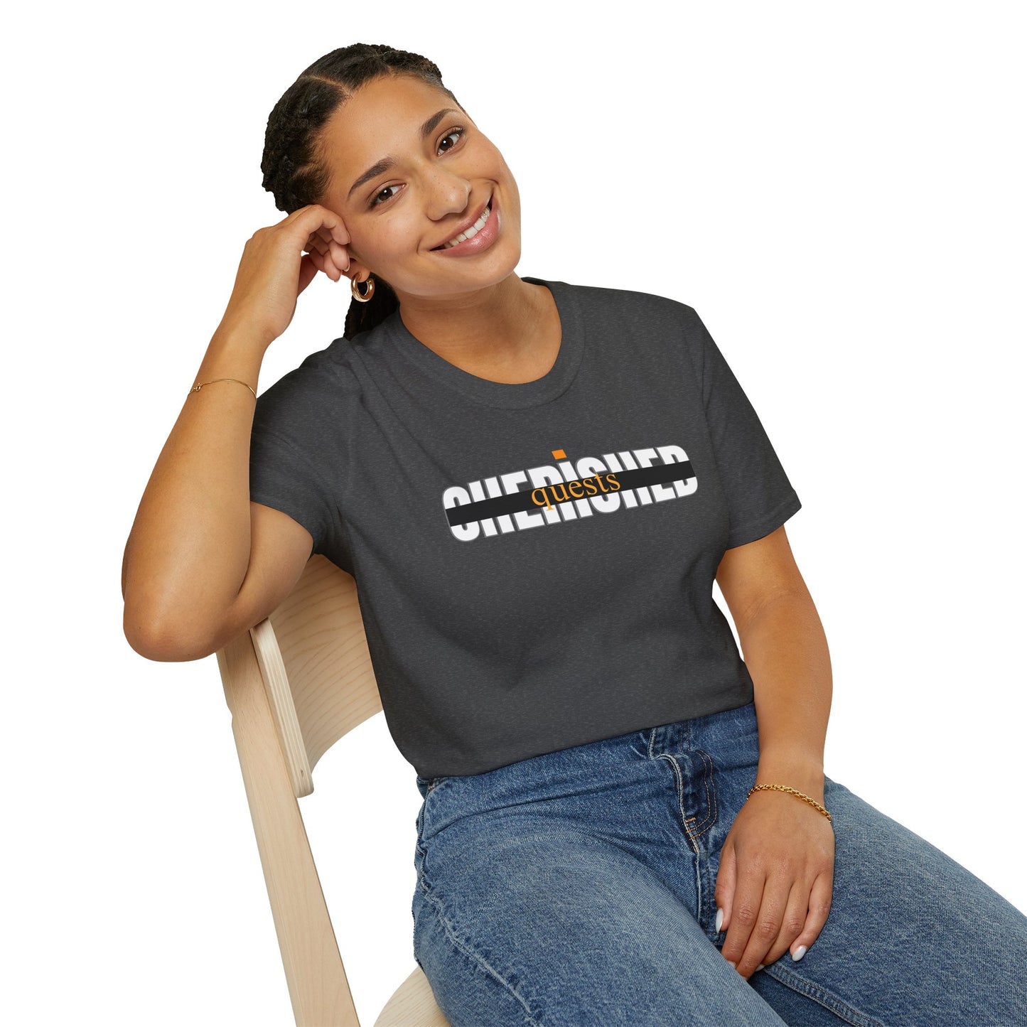 'CHERISHED QUESTS' T-Shirt - Unisex Soft-style