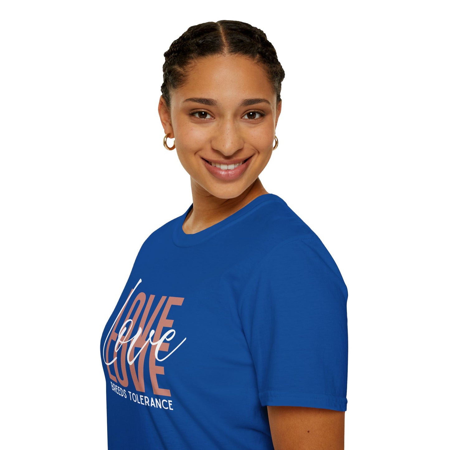 Love Breeds Tolerance – Unity in Action Unisex Tee