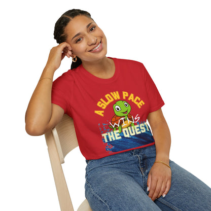 A Slow Pace Wins The Quest – Joyful Journey Tee