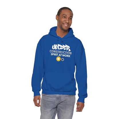 Construction 'Spirit at Work' Hoodie — Under Construction Graphic Sweatshirt
