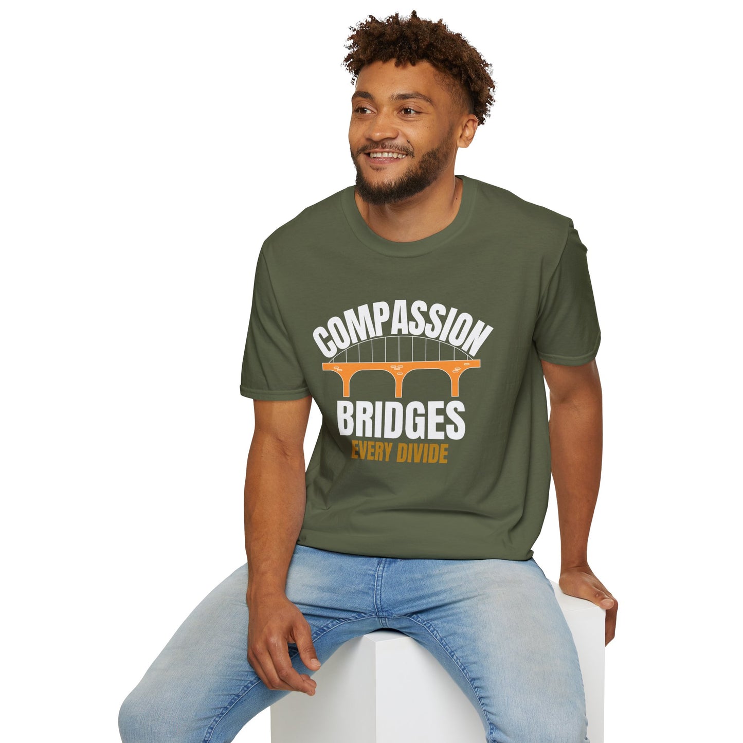 Compassion Bridges Every Divide - Unity Graphic Tee