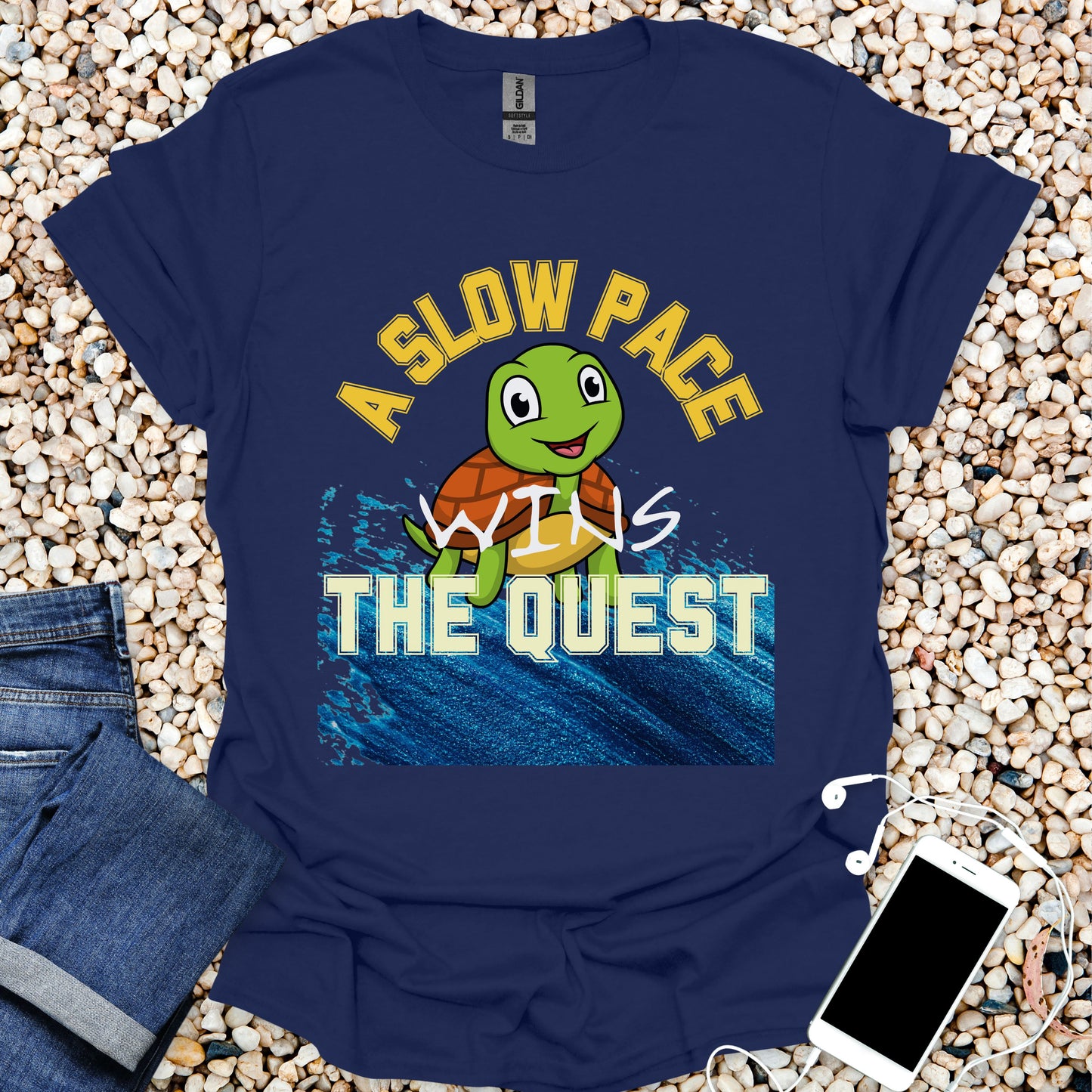 A Slow Pace Wins The Quest – Joyful Journey Tee