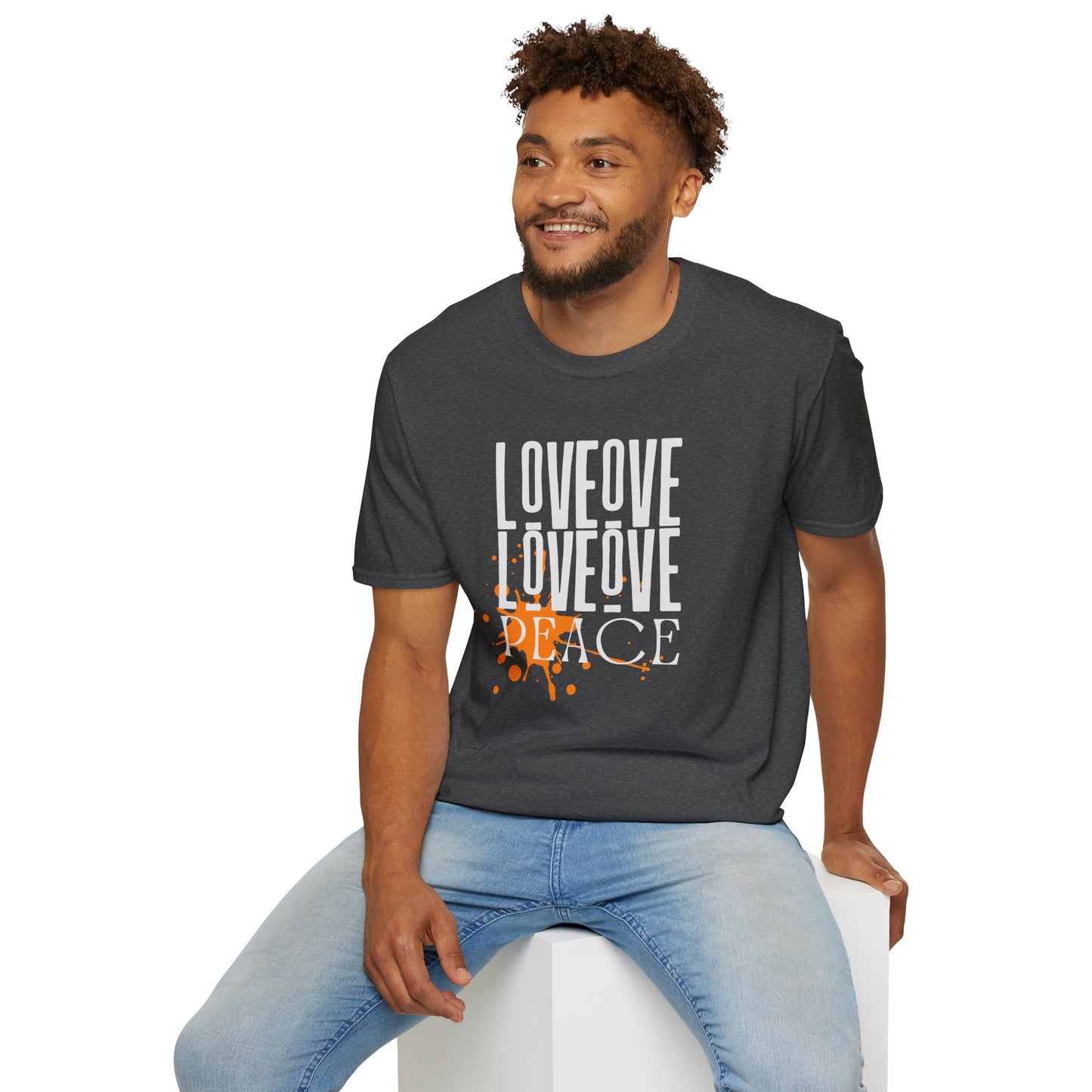 Love Peace Unisex Tee - Softstyle T-Shirt