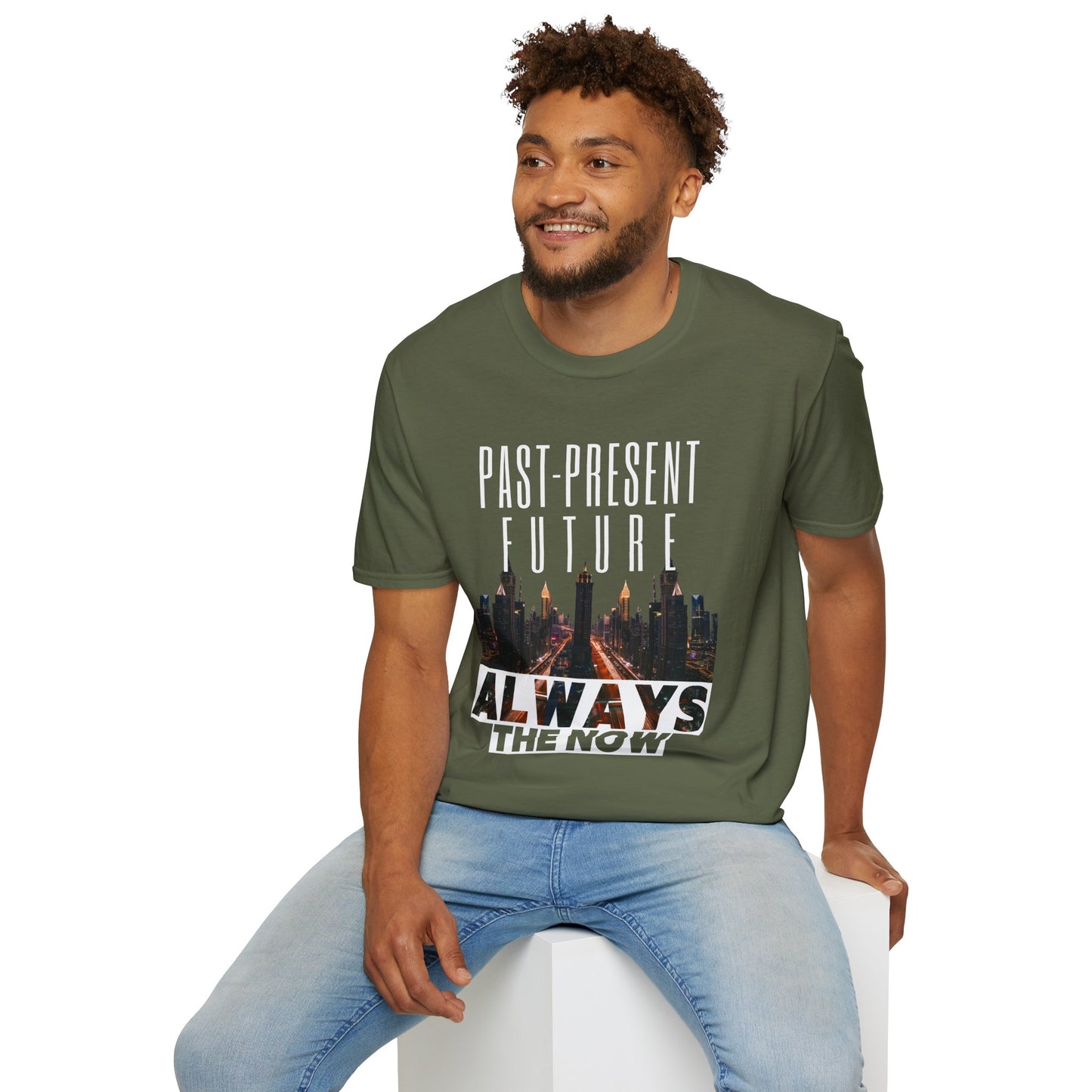 Past-Present-Future, Always The Now - Mindful Living Tee
