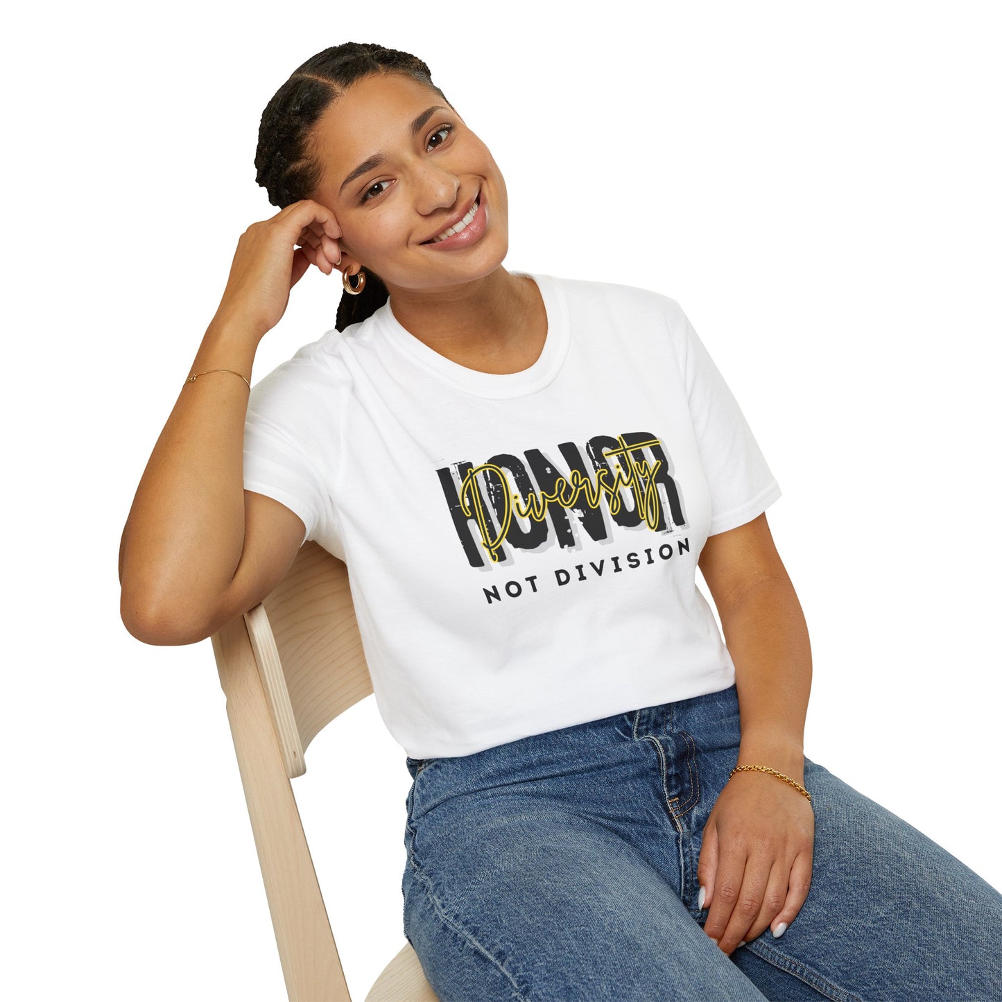 Honor Diversity, Not Division - Unisex Unity Tee (2)