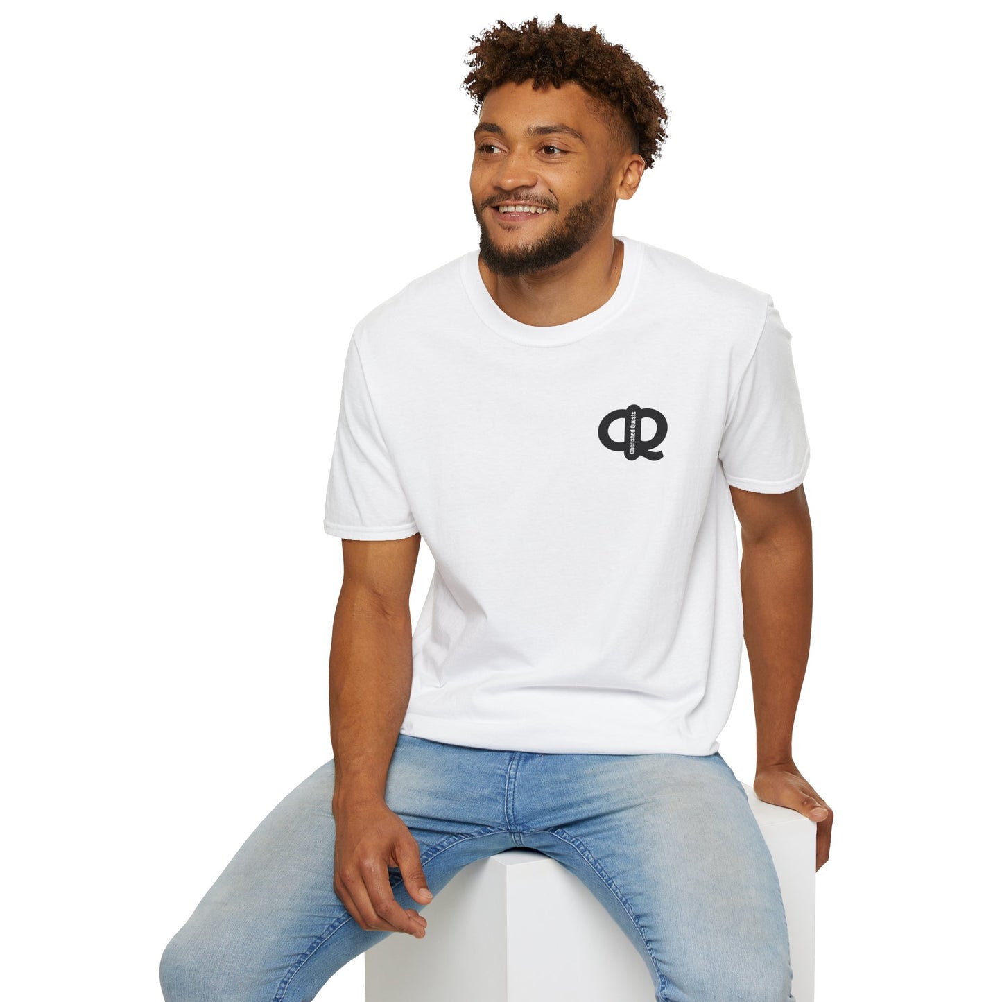 CQ Pocket Size Logo Design - Unisex Tee