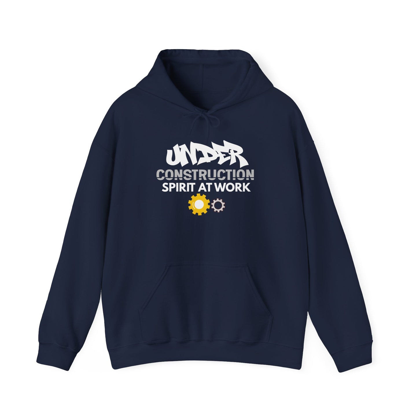 Construction 'Spirit at Work' Hoodie — Under Construction Graphic Sweatshirt