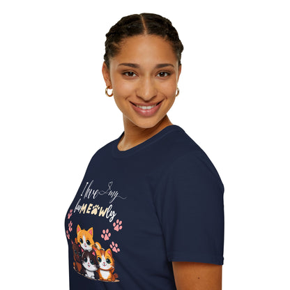 I Love My Fur-MEOW-Ly - Sight For Sore Eyes Beautiful Cat Graphic T-Shirt