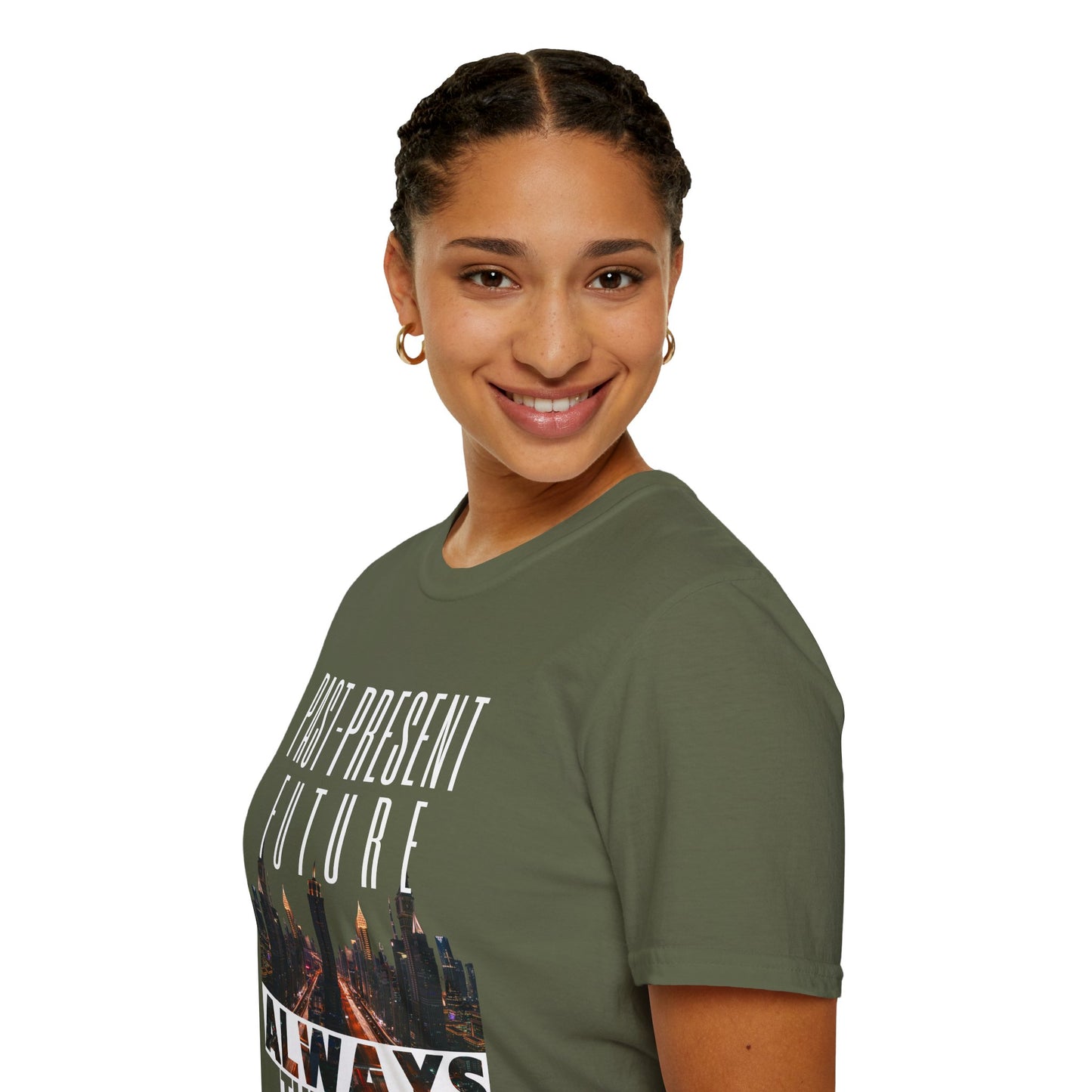 Past-Present-Future, Always The Now - Mindful Living Tee