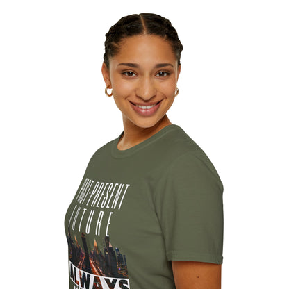 Past-Present-Future, Always The Now - Mindful Living Tee