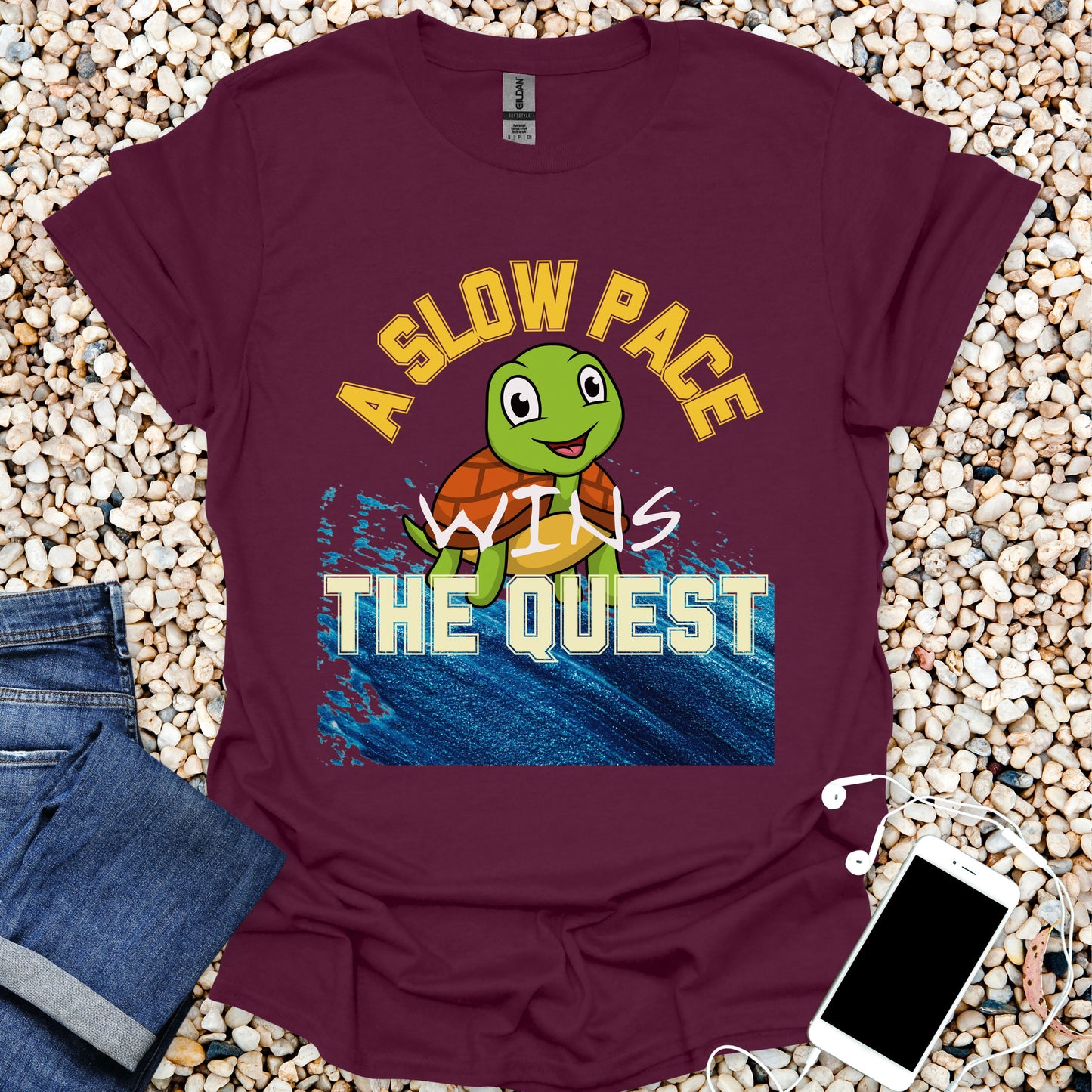 A Slow Pace Wins The Quest – Joyful Journey Tee