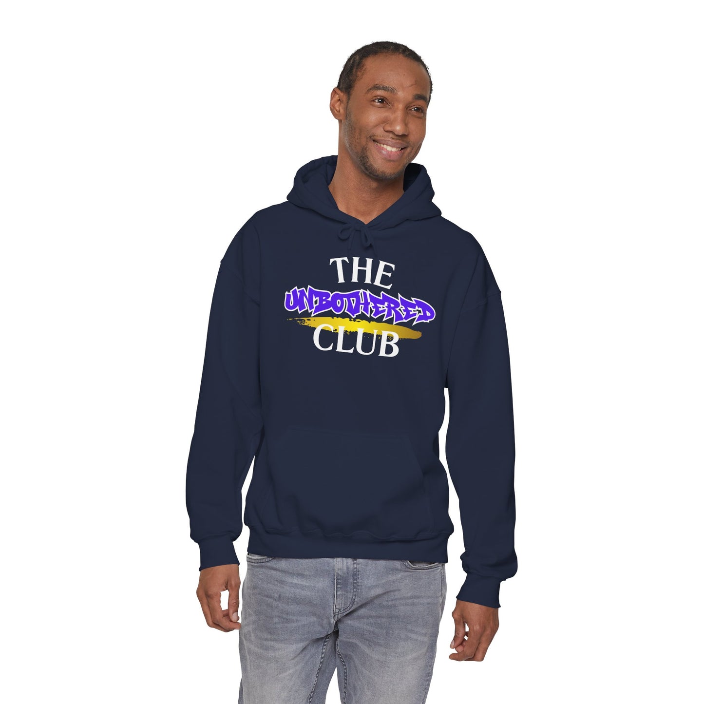 The Unbothered Club Hoodie — Unisex Graphic Street-wear Pullover with Tiger Crest
