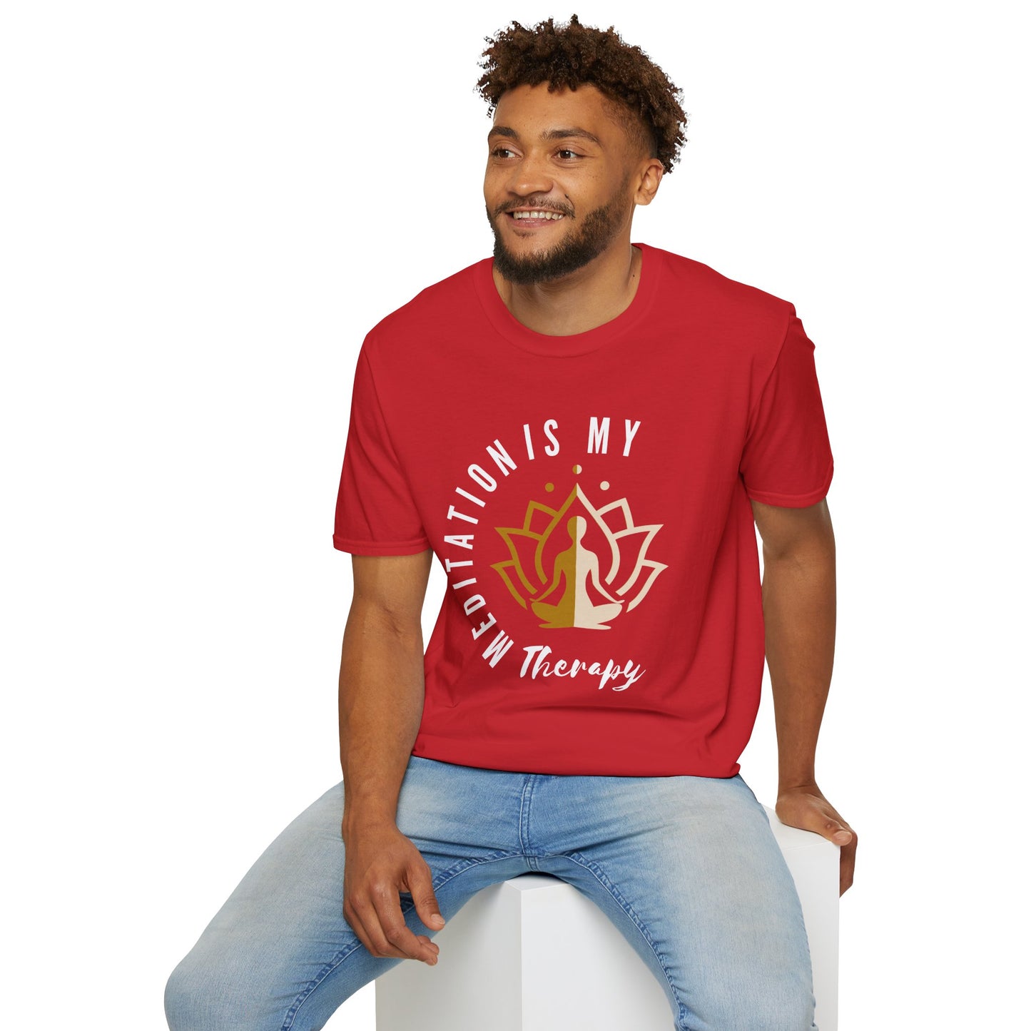 Meditation is My Therapy - Calm and Centered (2C) Tee