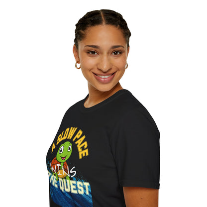 A Slow Pace Wins The Quest – Joyful Journey Tee