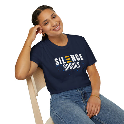Silence Speaks T-Shirt — Inspirational Quiet Strength Tee