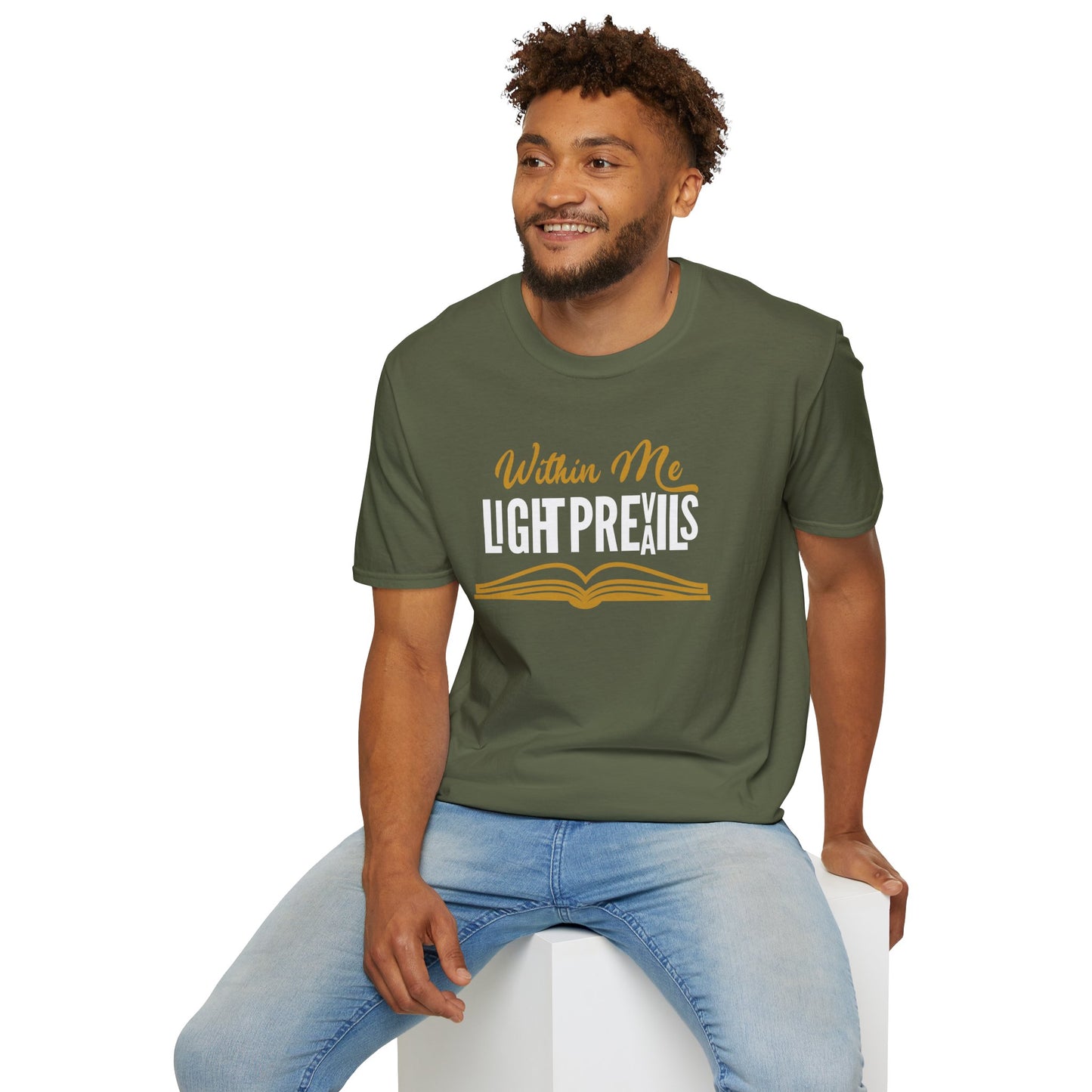 Within Me, Light Prevails - Radiant Inspiration Book Tee