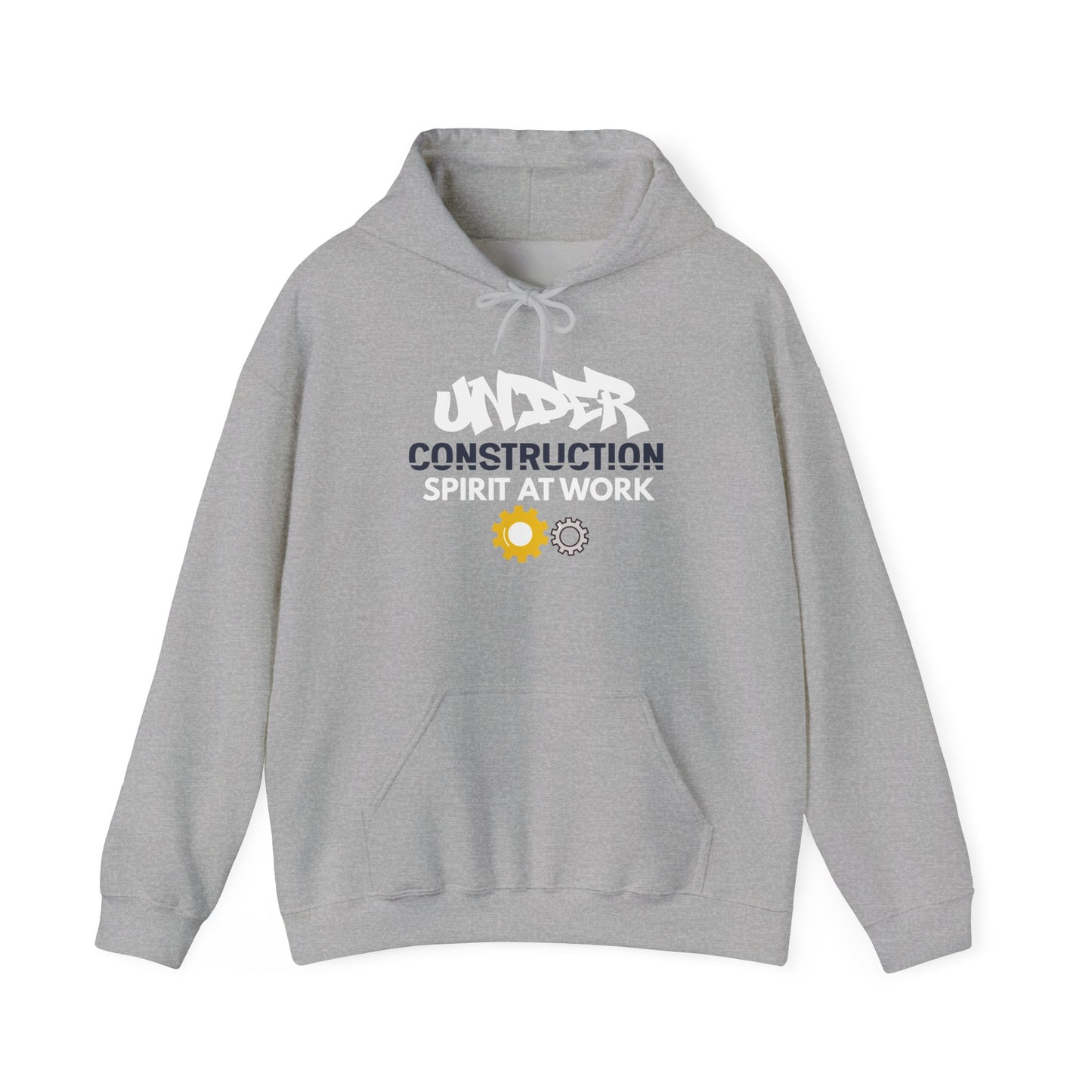 Construction 'Spirit at Work' Hoodie — Under Construction Graphic Sweatshirt
