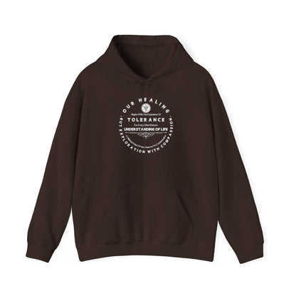 Our Healing Begins With The Expression Of Tolerance...Unisex Soft Style Hooded Sweatshirt