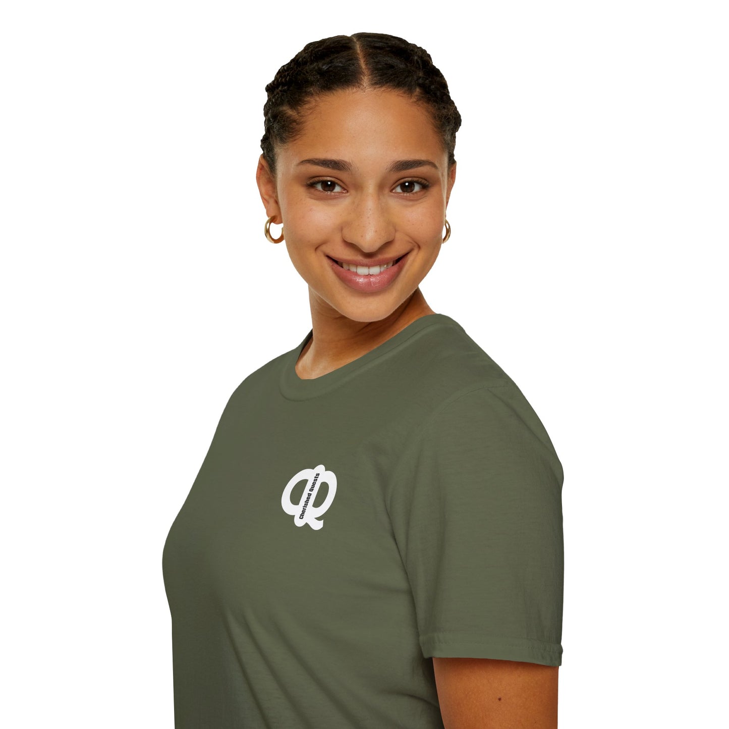 CQ Pocket Size Logo Design - Unisex Tee
