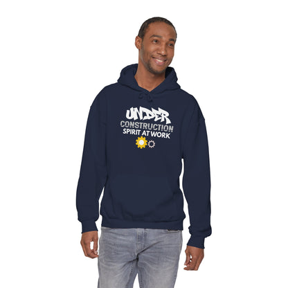 Construction 'Spirit at Work' Hoodie — Under Construction Graphic Sweatshirt