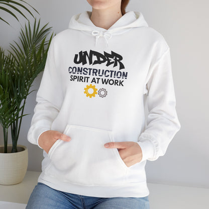 Construction 'Spirit at Work' Hoodie — Under Construction Graphic Sweatshirt