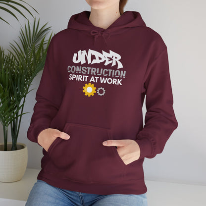 Construction 'Spirit at Work' Hoodie — Under Construction Graphic Sweatshirt