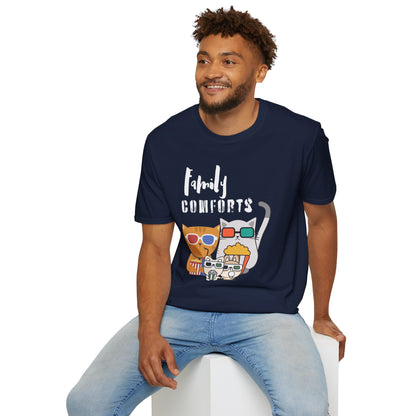 Family Comforts Cinematic Cat Graphic Tee