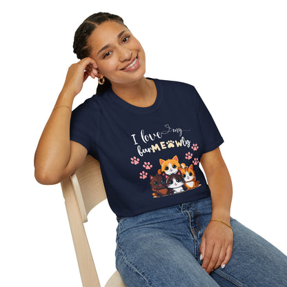 I Love My Fur-MEOW-Ly - Sight For Sore Eyes Beautiful Cat Graphic T-Shirt