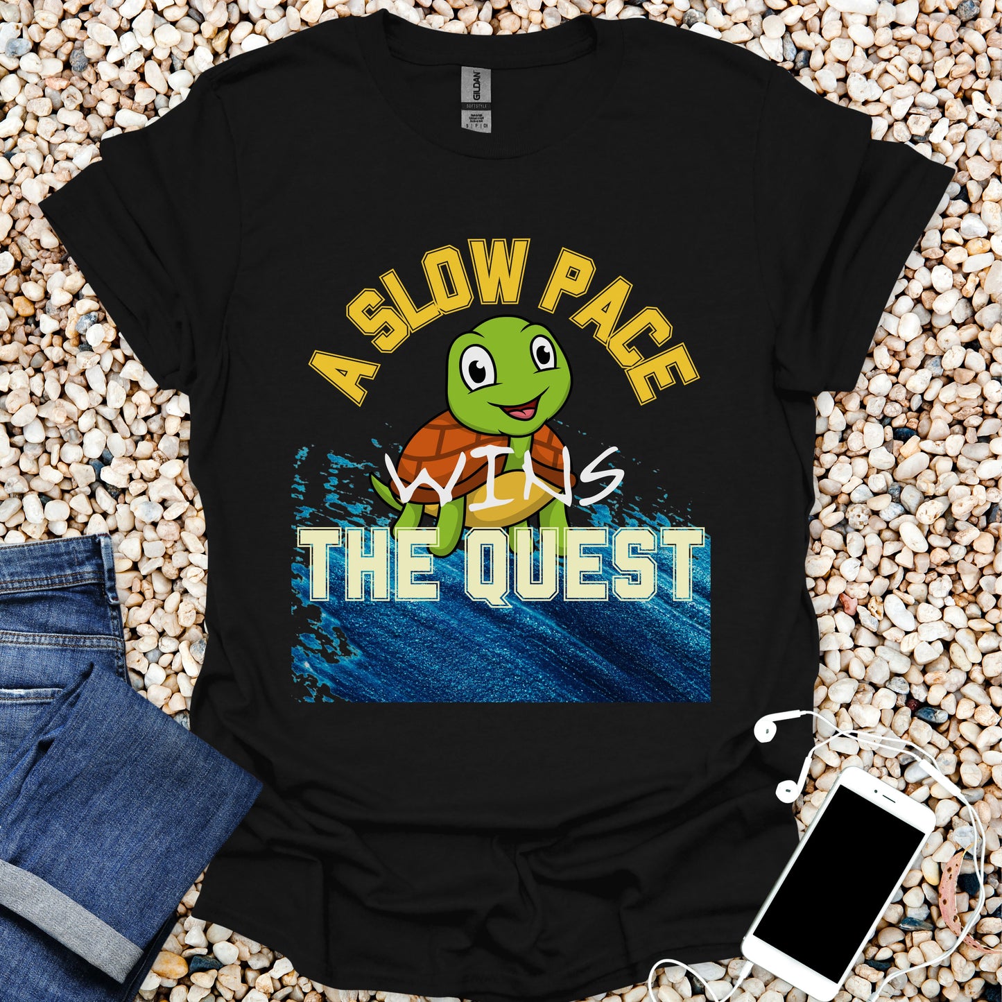 A Slow Pace Wins The Quest – Joyful Journey Tee