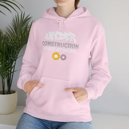 Construction 'Spirit at Work' Hoodie — Under Construction Graphic Sweatshirt
