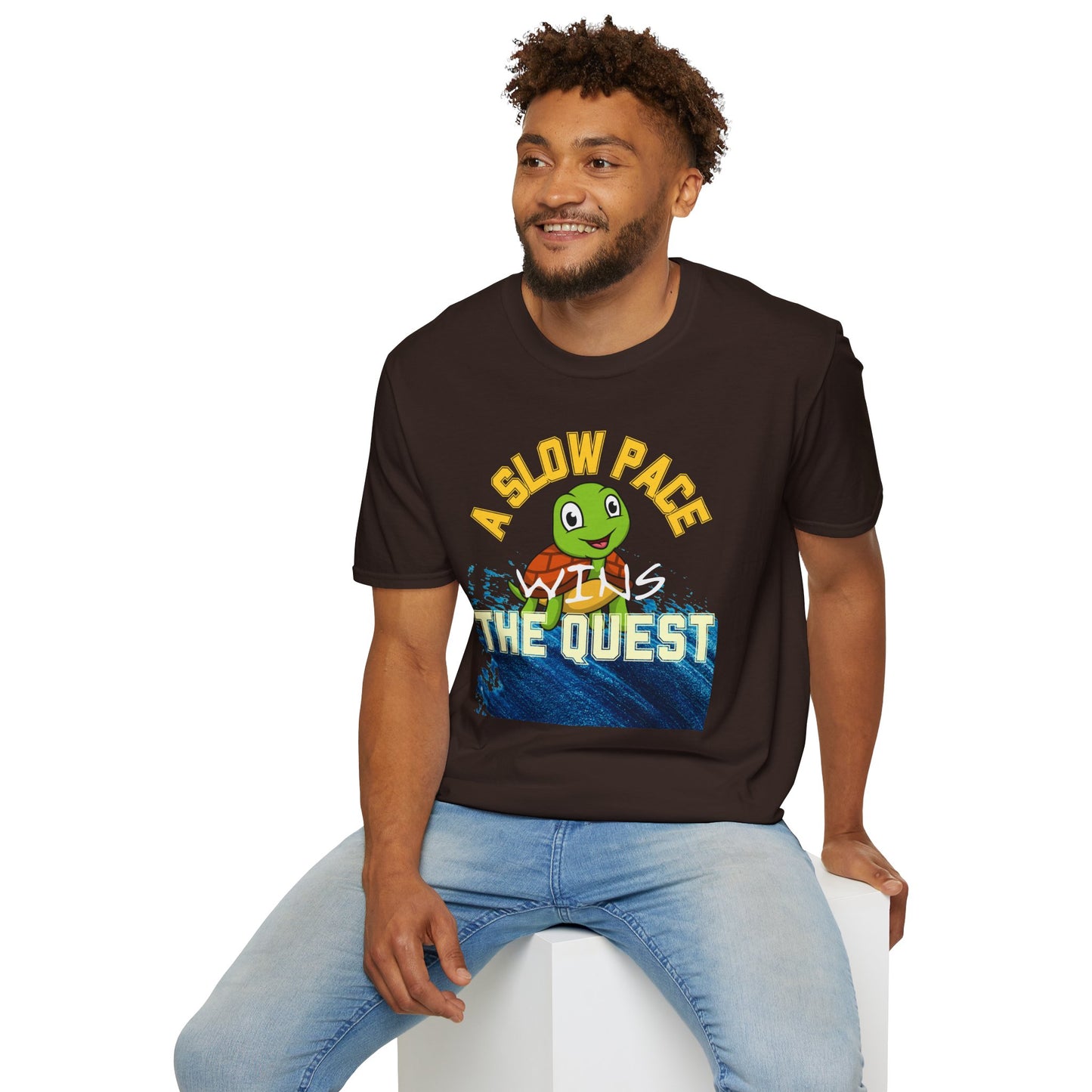 A Slow Pace Wins The Quest – Joyful Journey Tee