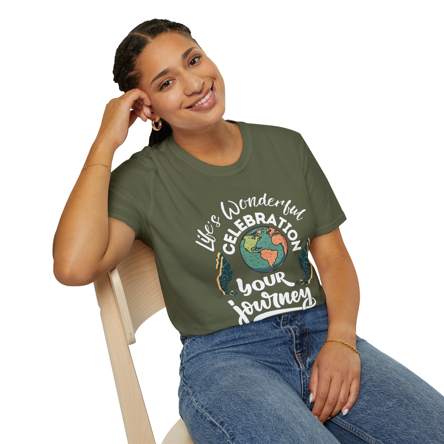 Life's Wonderful Celebration - Your Journey.. Stylish Unisex Graphic Tee
