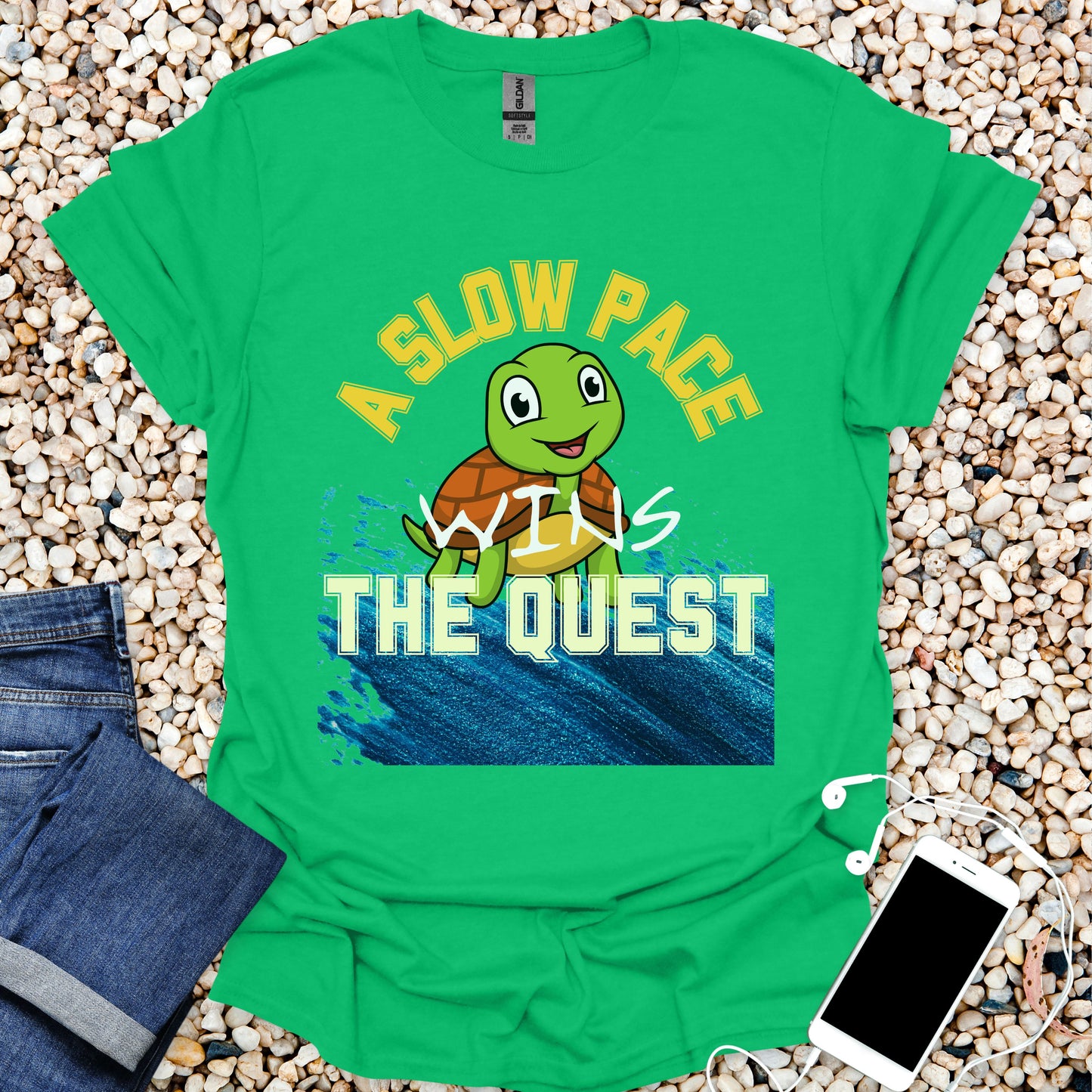 A Slow Pace Wins The Quest – Joyful Journey Tee