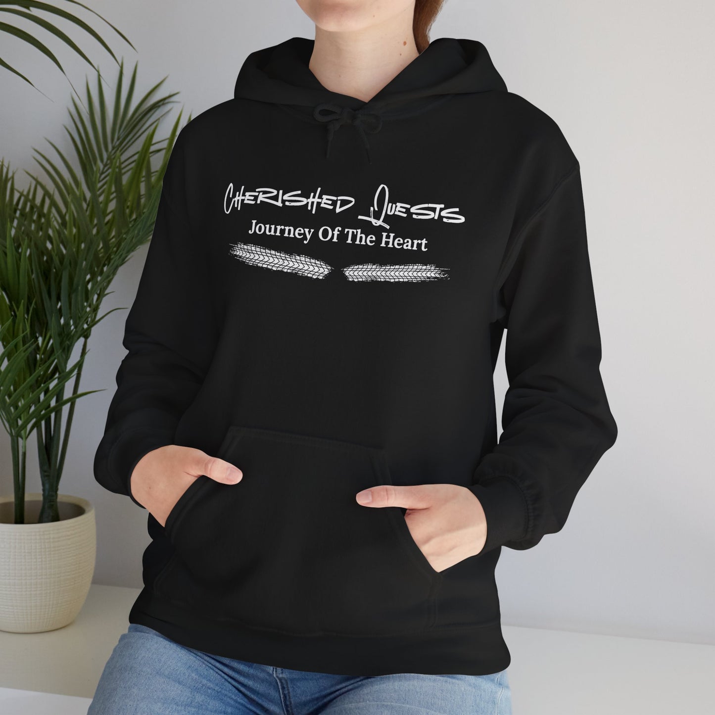 Cherished Quests, Journey Of The Heart - Back To Self Hoodie — Cherished Vibes Pullover