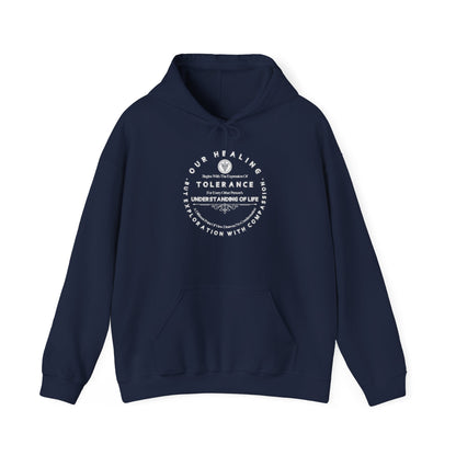 Our Healing Begins With The Expression Of Tolerance...Unisex Soft Style Hooded Sweatshirt