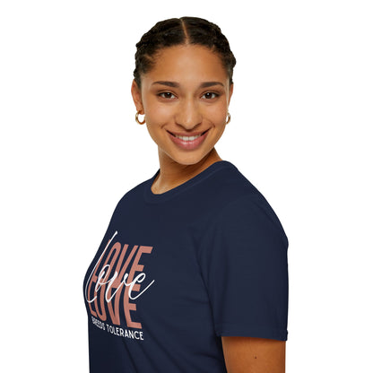 Love Breeds Tolerance – Unity in Action Unisex Tee