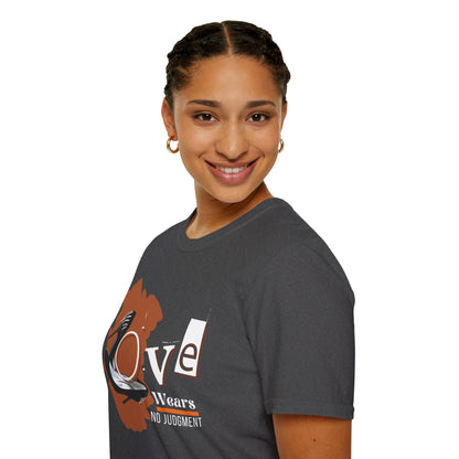 Love Wears No Judgment – Radiant Grace Tee (For Her)