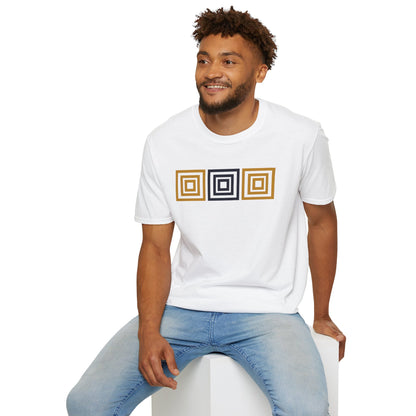 Minimalist Aesthetics Colorful Blocks Graphic (B) Tee