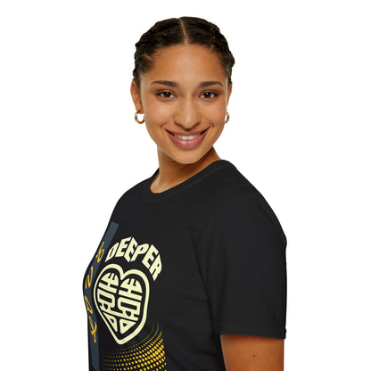 Love Deeper - Heartfelt Connection Unisex Tee