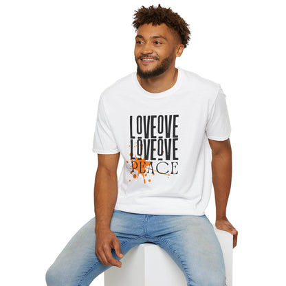 Love Peace Unisex Tee - Softstyle T-Shirt