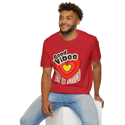 Good Vibes Now in Stock – Feel-Good Heart Tee (Unisex)