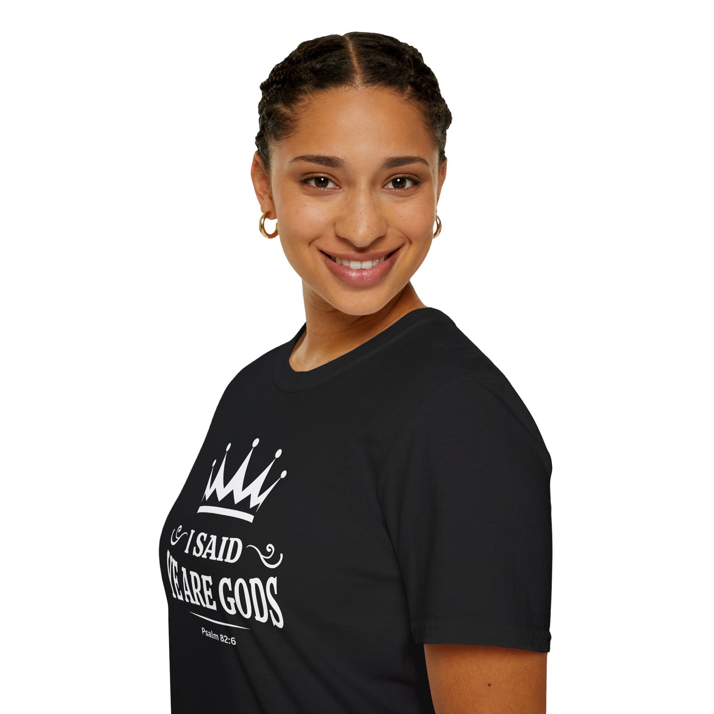"I Said, Ye Are Gods", Crown T-Shirt — Inspirational Unisex Tee