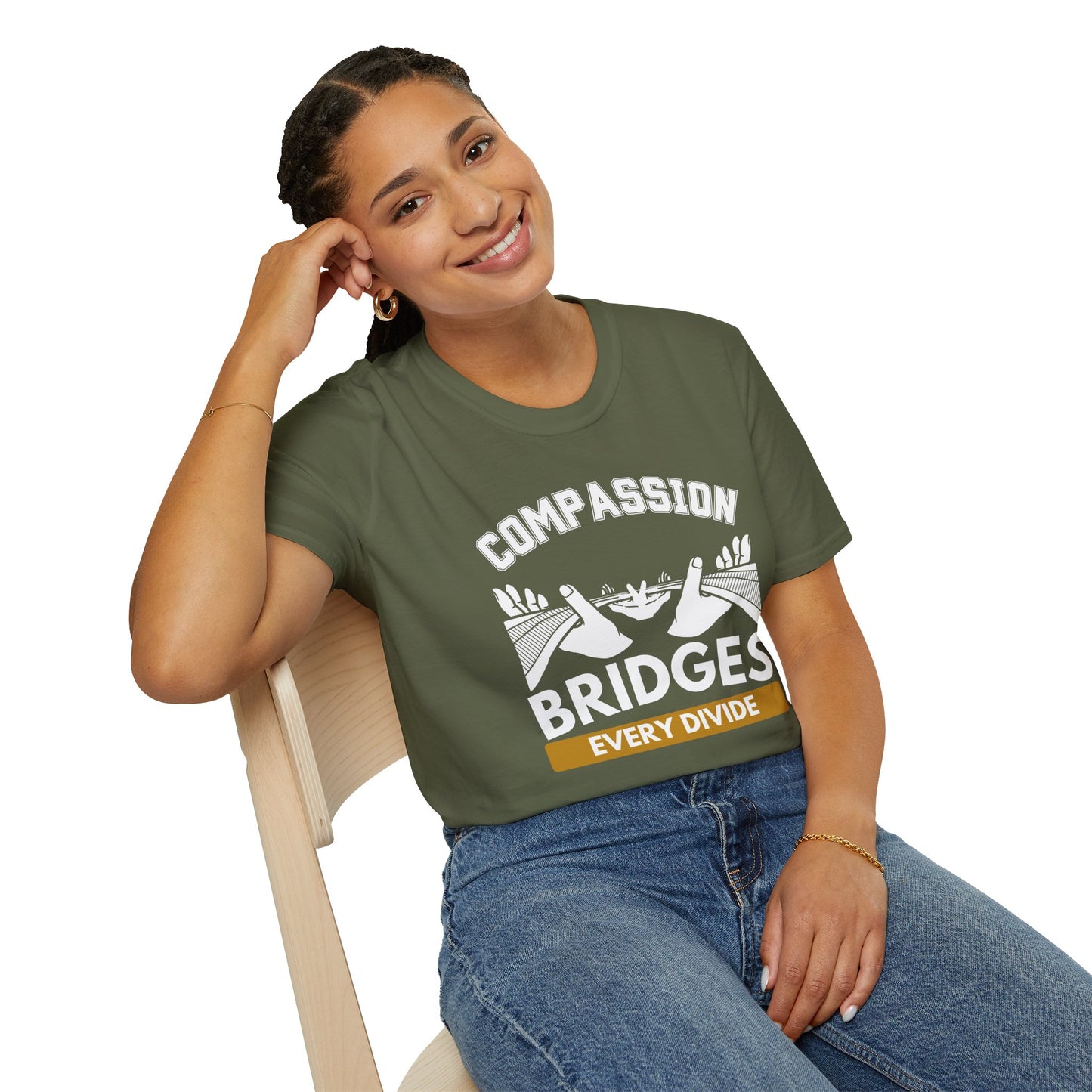 Compassion Bridges Every Divide (H) - Unity Graphic Tee